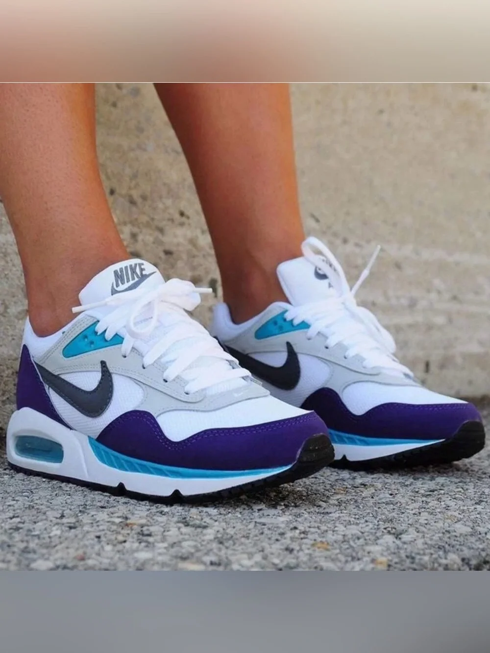 Nike Air Max Correlate Club Purple Turquoise Blue Women Size 10.5